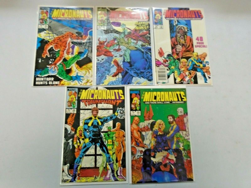 Bronze Age Micronauts Comic Set #1-59 + Annual #1-2 61 Diff Average 7.0 (1979)