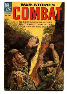 Combat #8 1963-Dell-Sam Glanzman art-WWII-Jungles of New Guinea-VG