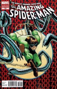 AMAZING SPIDER-MAN #700 (2013) 2nd PRINT HUMBERTO RAMOS VARIANT MARVEL NM.