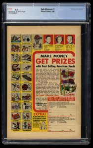 Sub-Mariner (1968) #1 CGC VG+ 4.5 Off White to White Origin Retold!