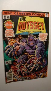 MARVEL CLASSICS COMICS 18 THE ODYSSEY HOMER ULYSSES CYCLOPS 1977