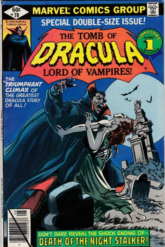 Tomb of Dracula 70 VF Final Issue Low print run