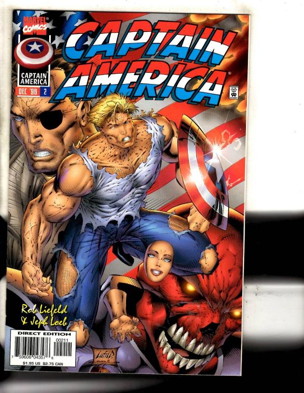 Lot Of 13 Captain America Marvel Comic Books # 1 2 3 4 5 6 7 8 9 10 11 12 13 DB2