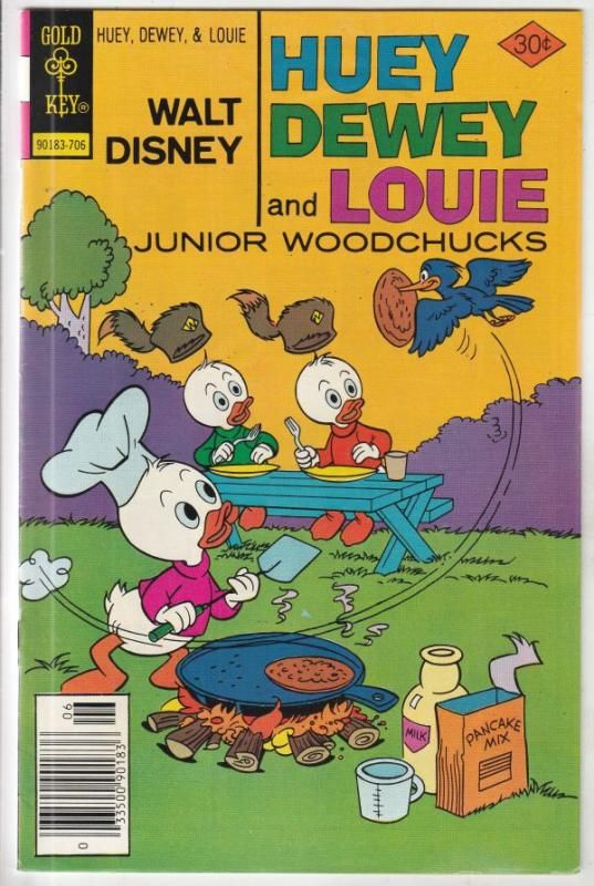 Huey Dewey and Louie Junior Woodchuks #44 (Jun-77) VF+ High-Grade Huey Dewey ...