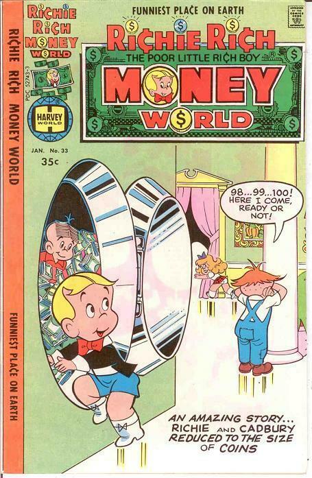 RICHIE RICH MONEY WORLD (1972-1982) 33 VF-NM Jan. 1978 COMICS BOOK