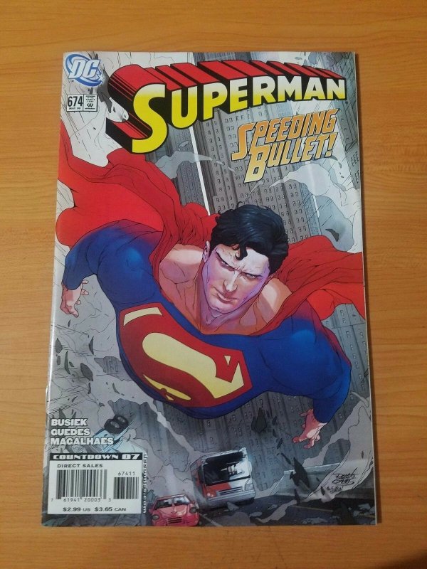 Superman #674 ~ NEAR MINT NM ~ (2008, DC Comics)