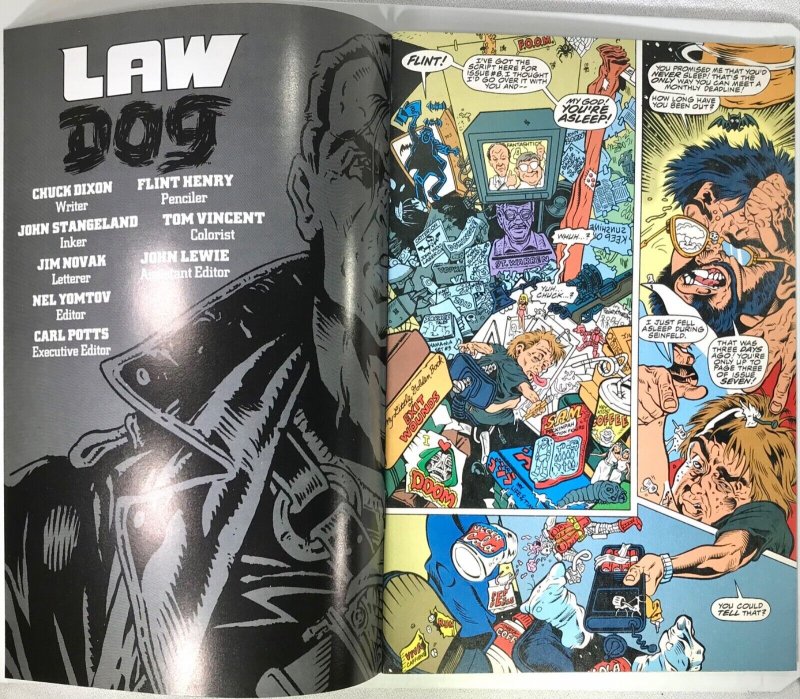 LAW DOG Comic Issue 8 — Chuck Dixon Kwapisz Art - 1993 Epic - Marvel Comics F+