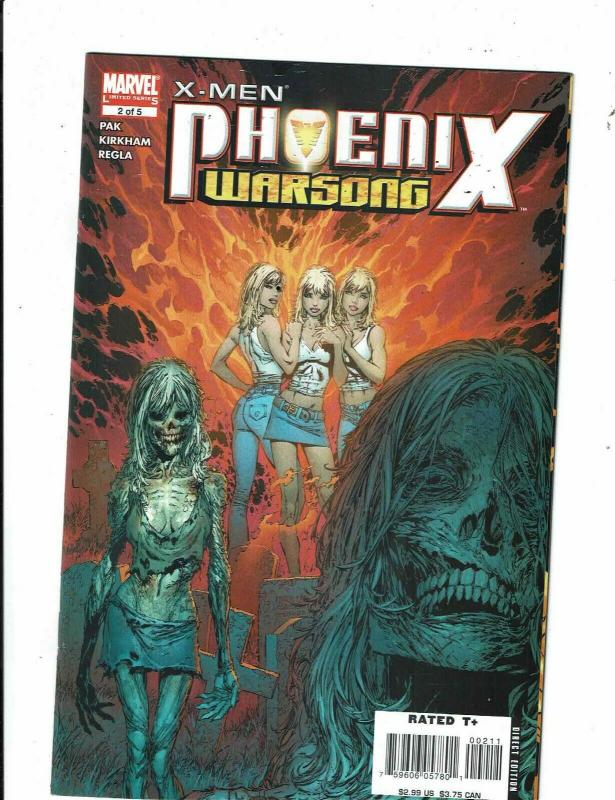10 Comics Phoenix Warsong # 1 2 3 4 5 + X-Campus # 1 2 3 4 + Nightcrawler CJ18
