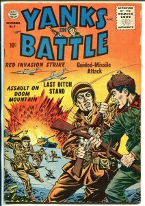 Yanks In Battle #3 1956-Quality-Korean War stories-Chuck Cuidera cover-VG+ 