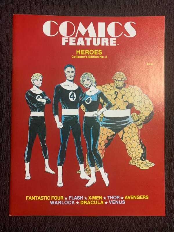 1984 COMICS FEATURE Magazine Heroes Edition #2 FVF 7.0 Fantastic Four