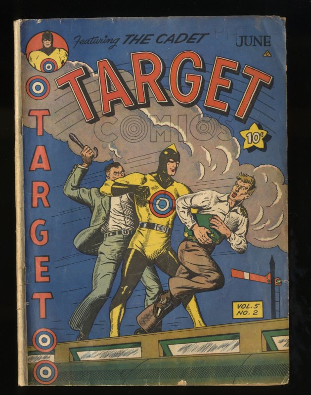 Target Comics #2 GD 2.0 Volume #5 1944 Scarce Golden Age!