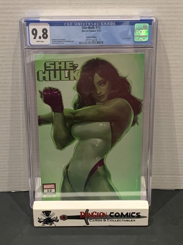 She-Hulk # 12 CGC 9.8 JeeHyung Lee Variant Cover [GC35]