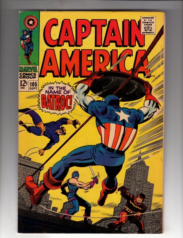 Captain America #105 (1968)    / CR180-BI#01