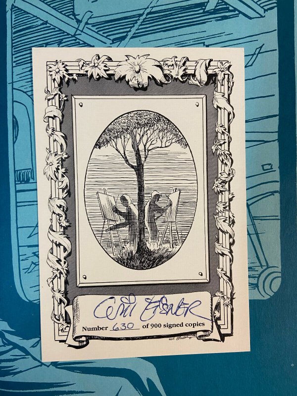 WILL EISNER TO THE HEART OF THE STORM HARDCOVER GRAPHIC NOVEL SIGNED