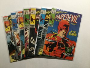 Daredevil 53-59 53 54 55 56 7 58 59 Lot Run Set Very Good To Fine 4.0-6.0 Marvel