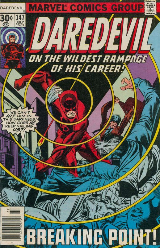 Daredevil #147 (Mark Jewelers) FN ; Marvel | July 1977 Jim Shooter