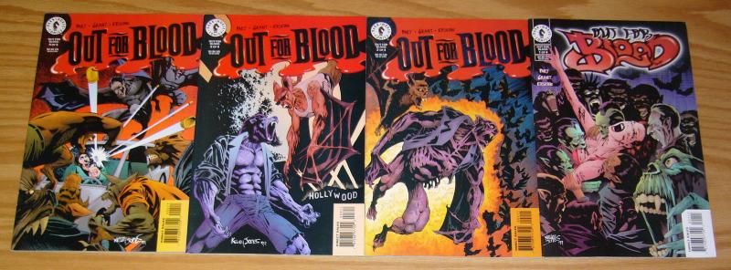 Out For Blood #1-4 VF/NM complete series KELLEY JONES steven grant vampires 2 3