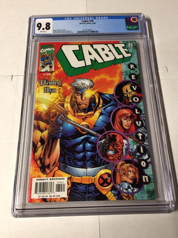 Cable 79 Variant Cover Cgc 9.8 White Pages 