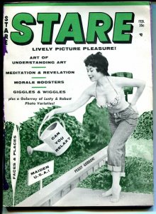 Stare 2/1961-Humorama-Timely-cheesecake-Barbara Nichols-Jennie Lee-VG-