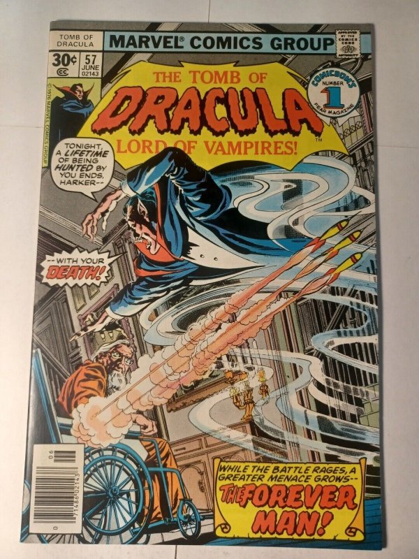 Tomb of Dracula #57 NM 1st Forever Man Marvel Comics c269