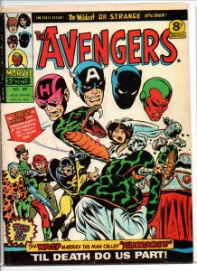 Avengers #88 - Dr Strange - Marvel UK - Magazine Size - 8p - 1975 - FN