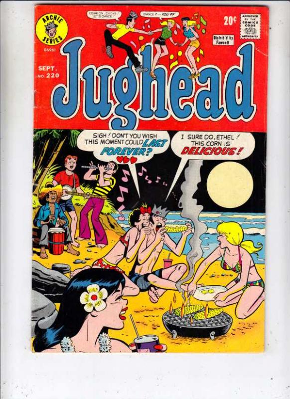 Jughead, Archie's Pal #220 (Sep-73) FN Mid-Grade Archie, Betty, Veronica, Reg...