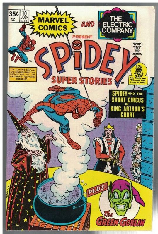 SPIDEY SUPER STORIES 10 FN July 1975