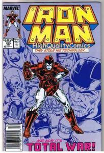 IRON MAN #225, VF+, Tony Stark, War, Double-Sized, 1968, more IM in store