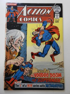 Action Comics #413 (1972) FN+ Condition! small stain bc