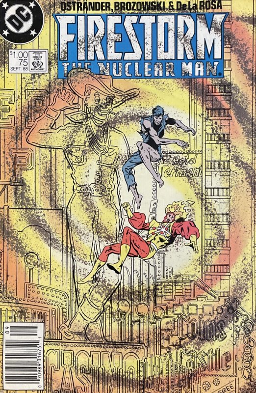 Firestorm, the Nuclear Man #75 (Newsstand) FN ; DC | John Ostrander