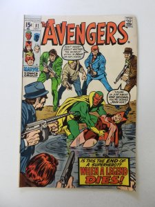 Avengers #81 VG/FN condition moisture damage