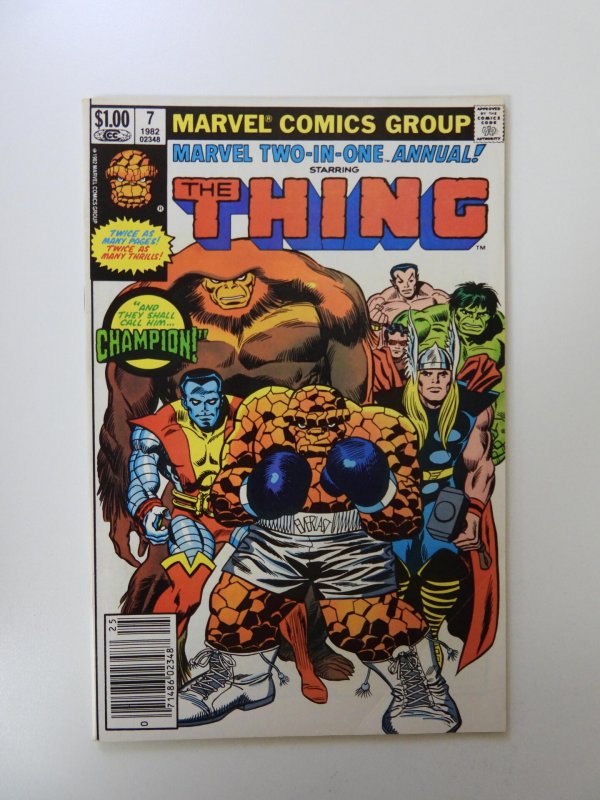 Marvel Two-in-One Annual #7 (1982) VF condition