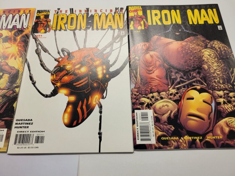 4 Marvel Comic Books Invincible Ironman #29 30 31 32 30 TJ2