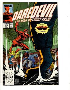 10 Daredevil Marvel Comic Books # 269 270 271 272 273 274 275 276 277 278 CR37