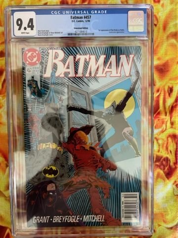 Batman #457 (1990) - CGC 9.4