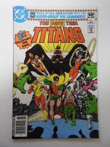 The New Teen Titans #1 (1980) VG+ Condition moisture stain