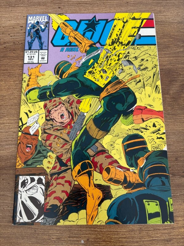 G.I. Joe # 131 NM Marvel Comic Book Snake Eyes Duke Cobra Storm Shadow 7 J441
