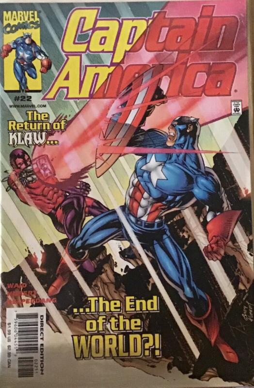 CAPTAIN AMERICA VOLUME 3 1998 MARVEL #18-25 NM CONDITION 