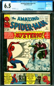 Amazing Spider-Man #13 CGC Graded 6.5 Mysterio Origin & 1st Appearance