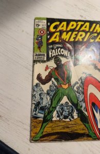 Captain America #117 (1969)1sy app of Falcon -see description