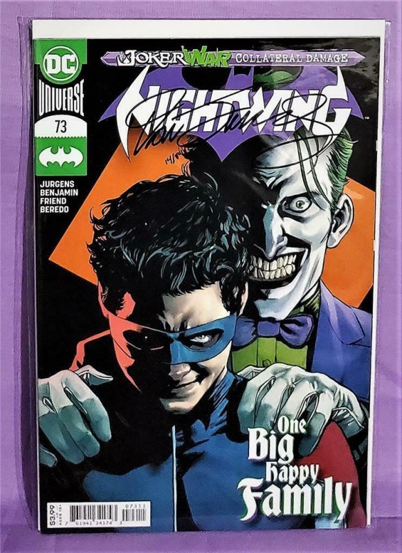 Dan Jurgens NIGHTWING #73 Joker War Tie-In Signed and Numbered (DC, 2020)!