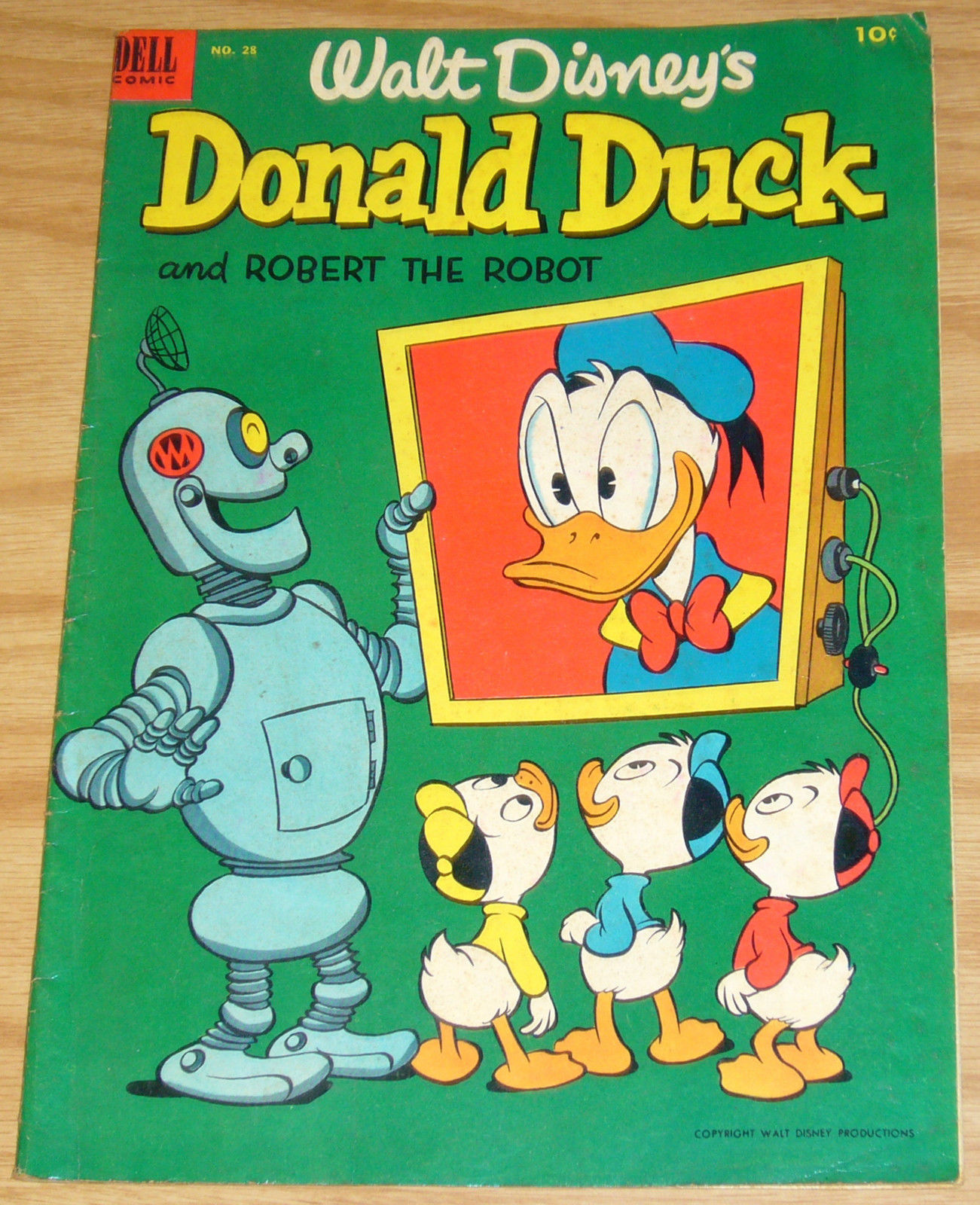 Walt Disney's Donald Duck #28 VG/FN march-april 1953 - robert the robot -  dell | Comic Books - Golden Age, Donald Duck, Cartoon Character / HipComic