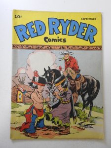 Red Ryder Comics #50 (1947) FN Condition! ink bc, manufactured w/ no staples