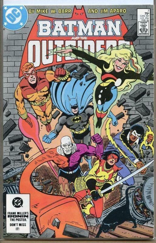 BATMAN and the OUTSIDERS #7 , VF/NM, Cryonic Man, DC, 1983 1984, more in store