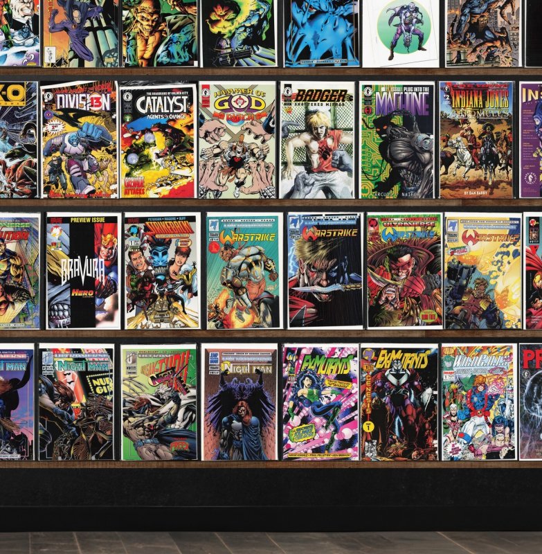 Huge Lot 150+ Comics with X-O Manowar, Prototype, Robin, Sludge & More!