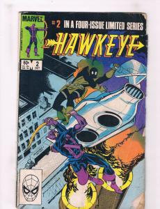 Hawkeye #2 VG Marvel Comics Comic Book Avengers Oct 1983 DE30