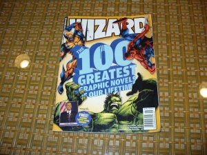 Wizard Magazine #215 Marvel's 70th Anniversary & #212 100 Greatest Graphic Novel