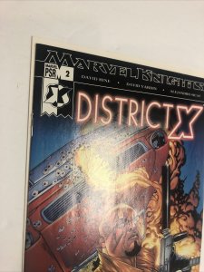 DistrIct X (2004) # 2 (NM) | 1st Appearance Mister M Omega Level Mutant!