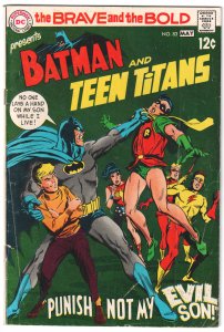 The Brave and the Bold #83 (1969) Neal Adams art, Teen Titans