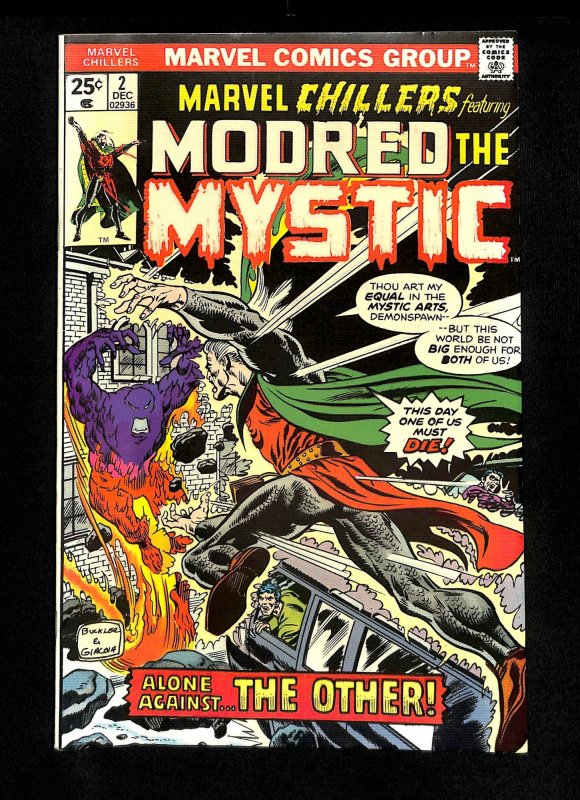 Marvel Chillers #2 Modred the Mystic!